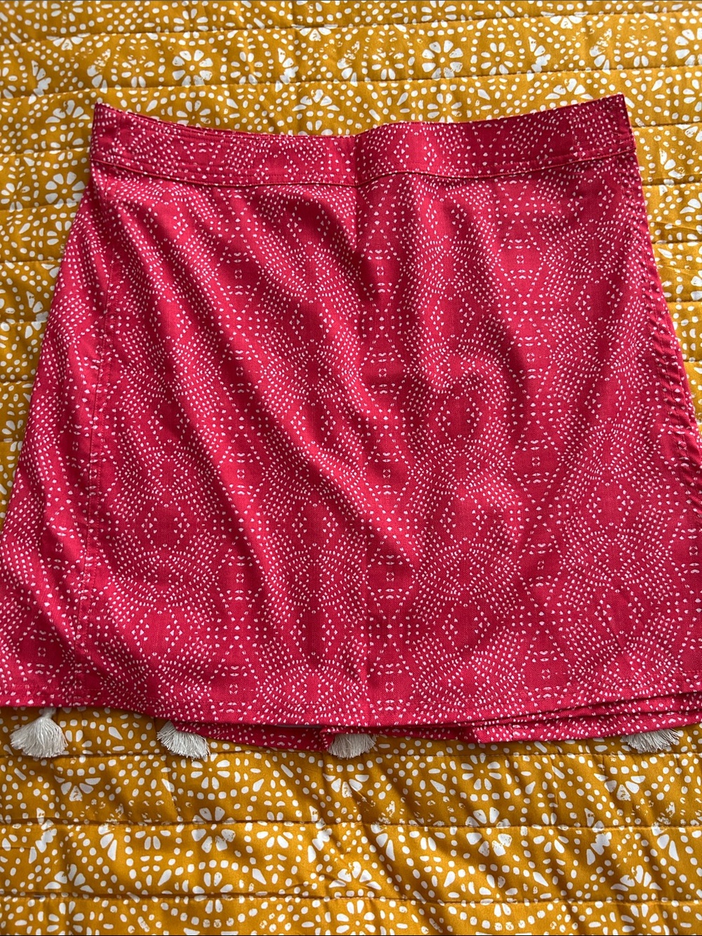 Ripskirt Like New Bright Pink Printed Mini Skirt